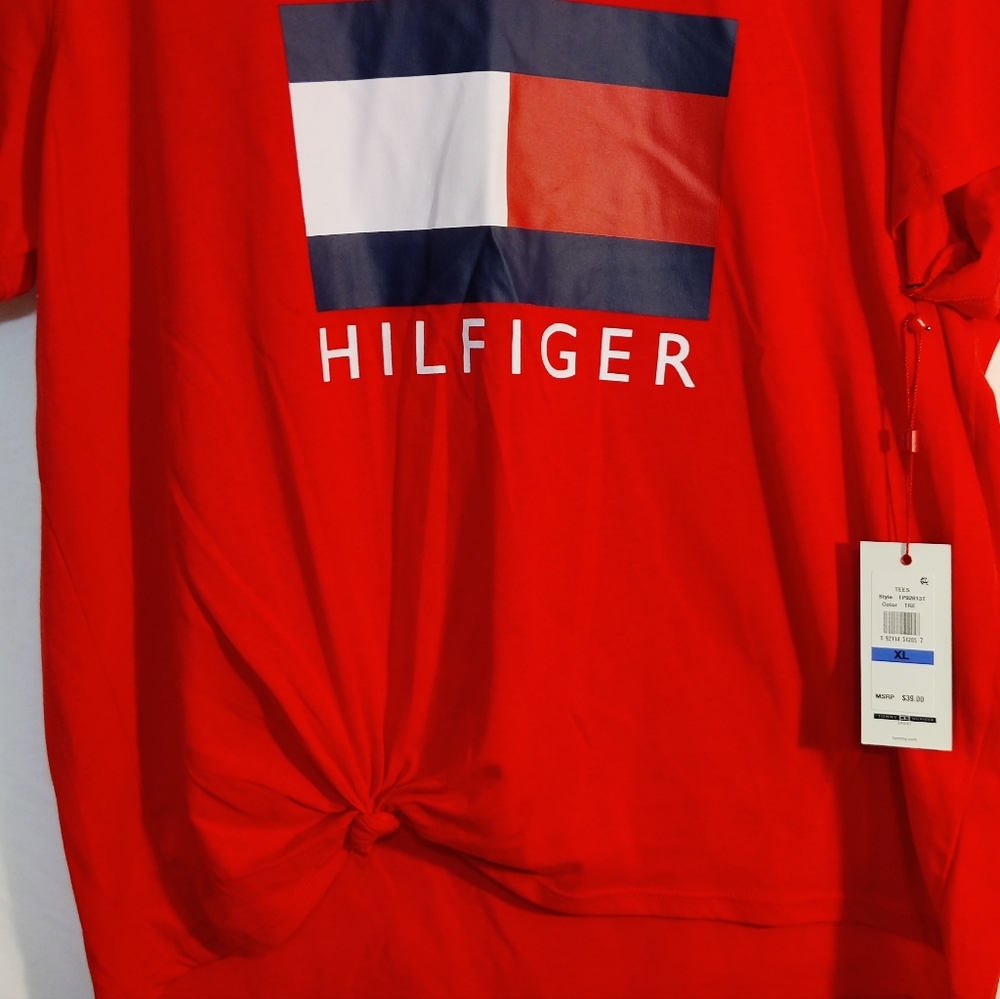 Tommy Hilfiger front knot t shirt. NWT size XL - Picture 4 of 4